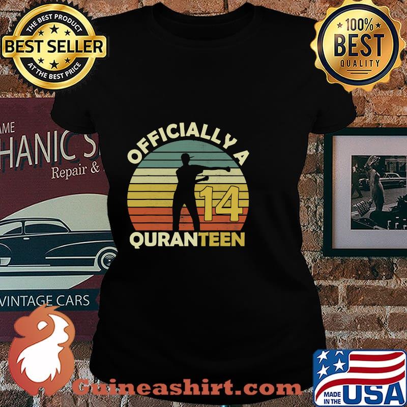 Officially A 14 Quaranteen Vintage Shirt Laides tee