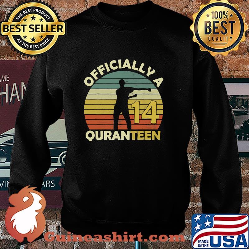 Officially A 14 Quaranteen Vintage Shirt Sweater