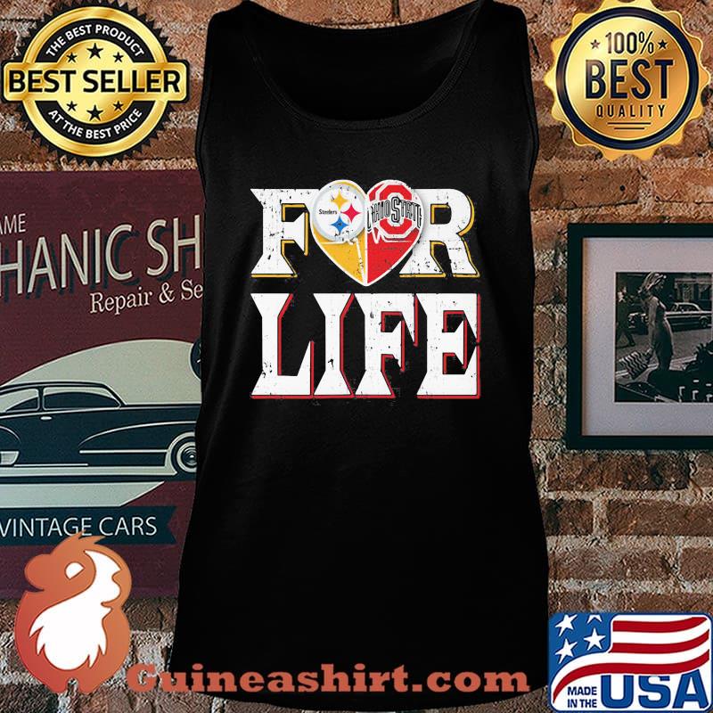 Pittsburgh steelers and ohio state buckeyes for life s Tank top