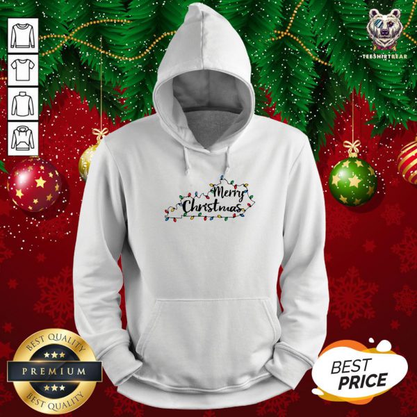 Premium Kentucky Merry Christmas Light Shirt - Image 5
