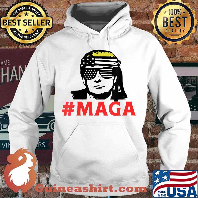 President trump maga patriotic american flag for patriots s Hoodie