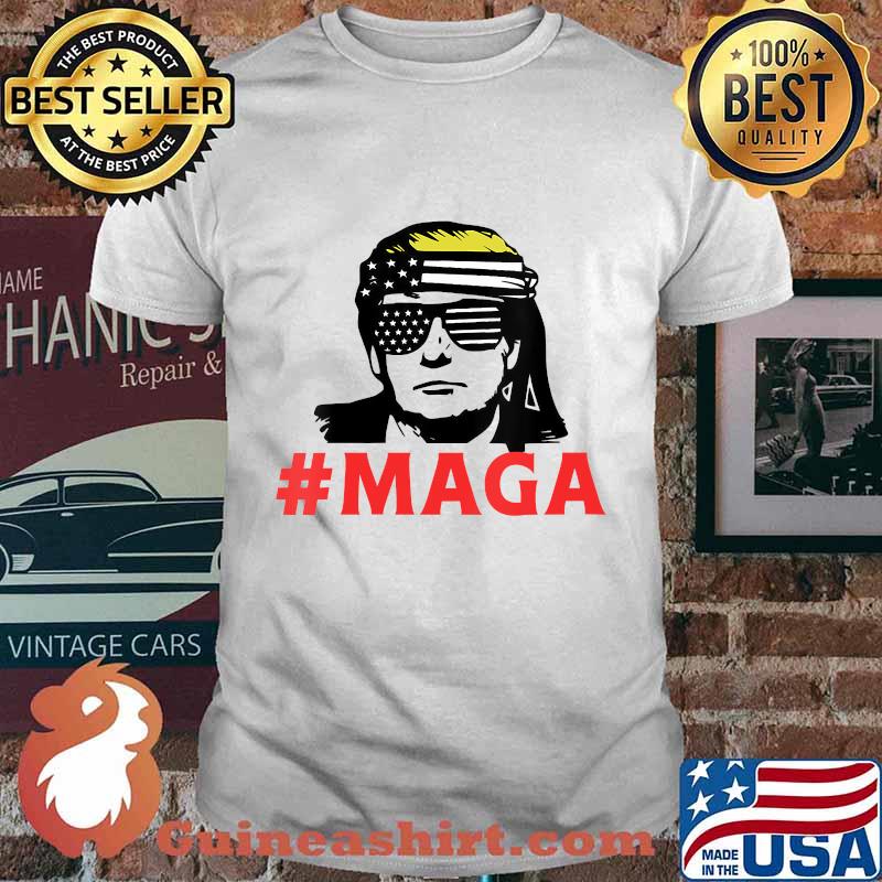 President trump maga patriotic american flag for patriots shirt