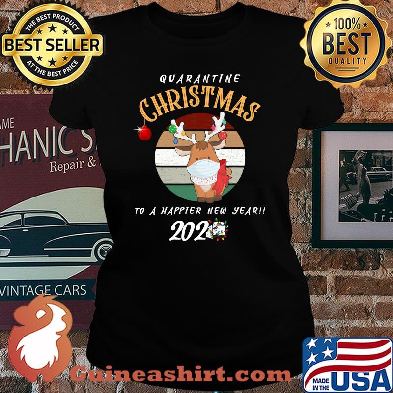 Quarantine christmas 2020 turkey vintage retro s Laides tee