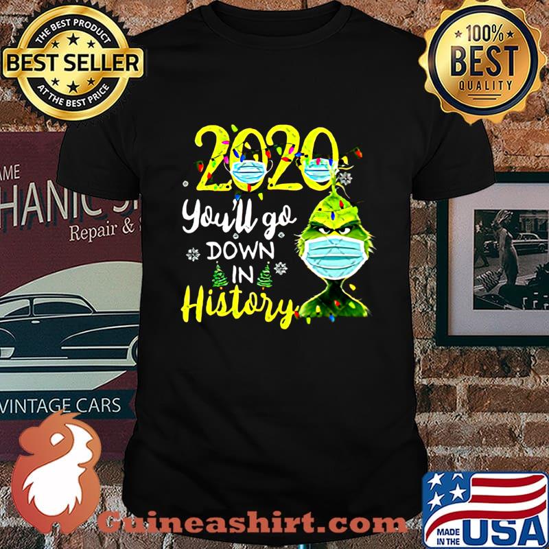 Reindeer 2020 You&x27;ll go down in history, Christmas 2020 Quarantined Classic T-Shirt