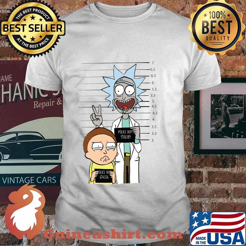 Rick and morty most wanted essential shirt