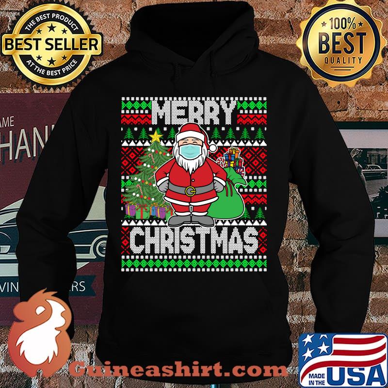Santa claus wearing mask christmas 2020 s Hoodie