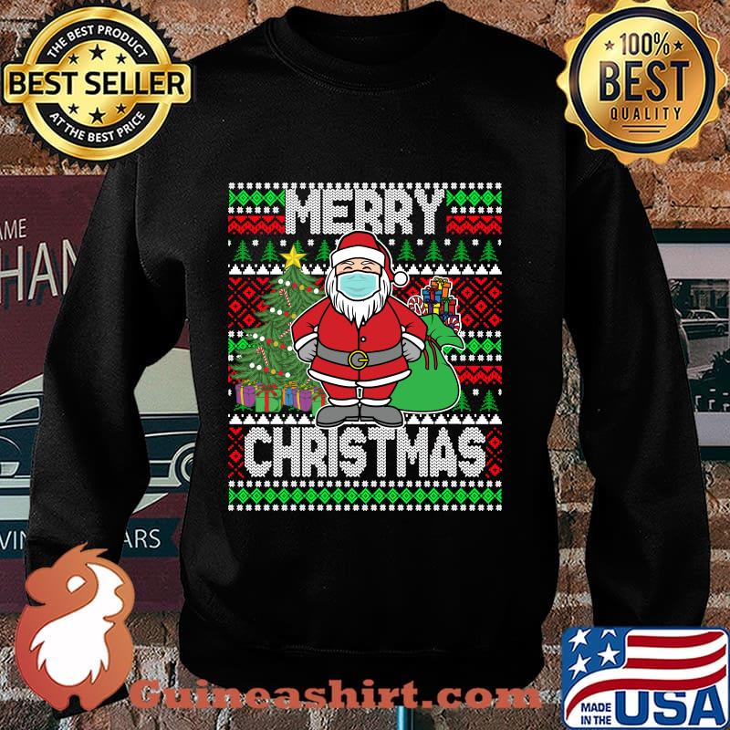 Santa claus wearing mask christmas 2020 s Sweater