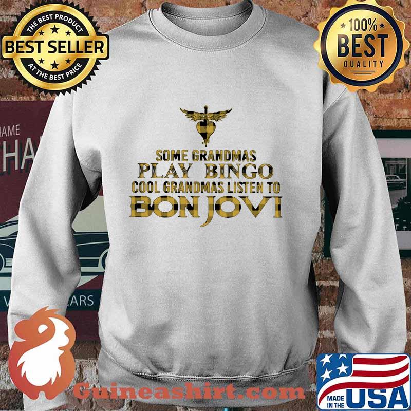 Some grandmas play bingo cool grandmas listen to bon jovi s Sweater