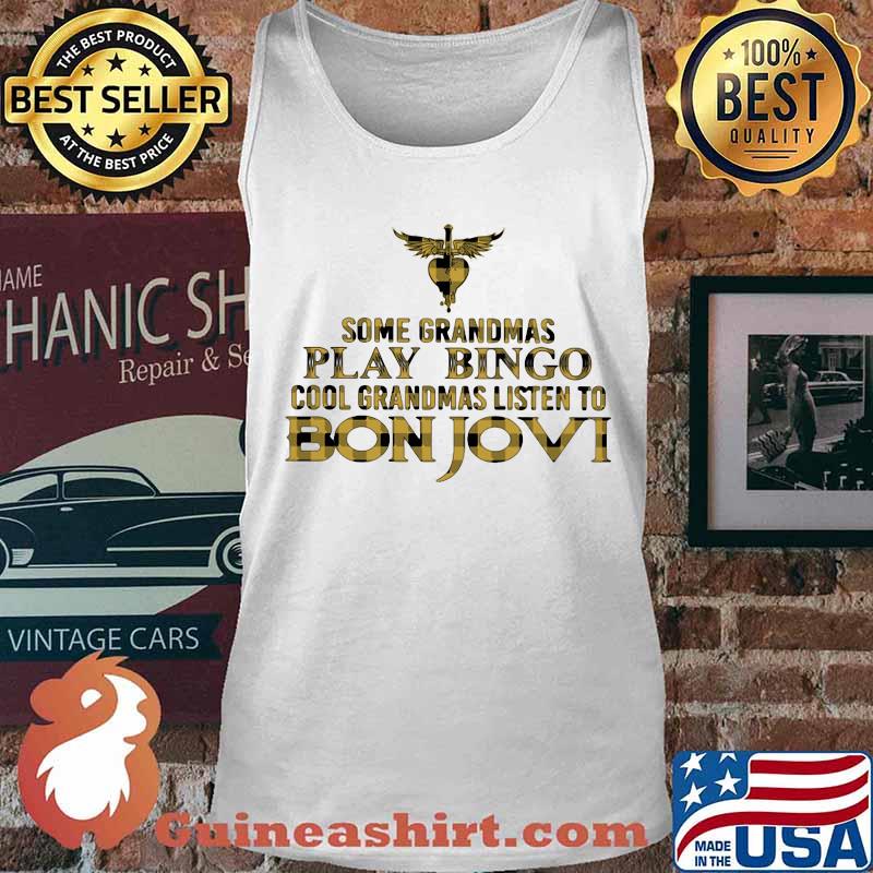Some grandmas play bingo cool grandmas listen to bon jovi s Tank top