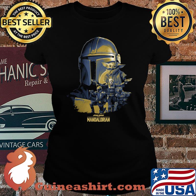 Star Wars The Mandalorian Group Shot Mashup R23 Long Sleeve T-Shirt Laides tee