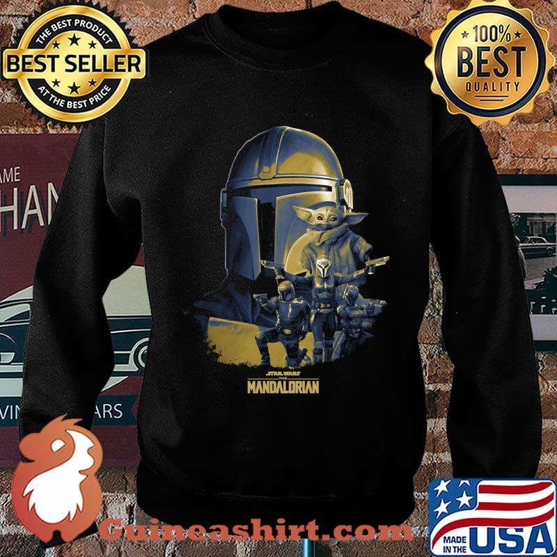 Star Wars The Mandalorian Group Shot Mashup R23 Long Sleeve T-Shirt Sweater