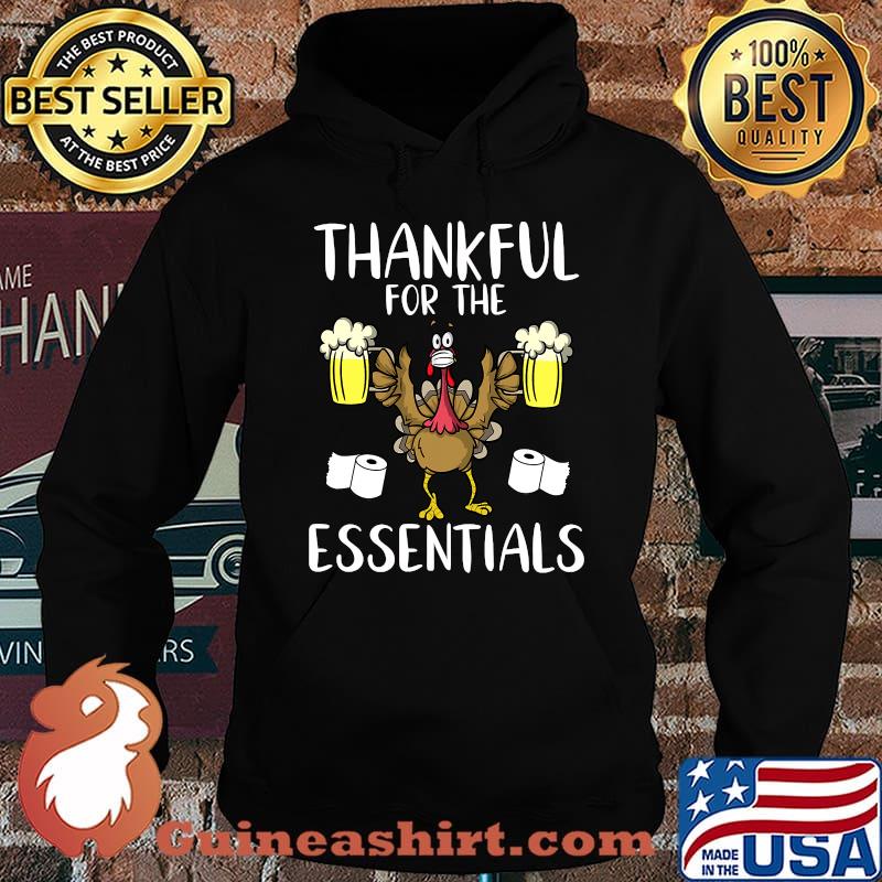 Thankful turkey mask beer toilet paper thanksgiving 2020 s Hoodie