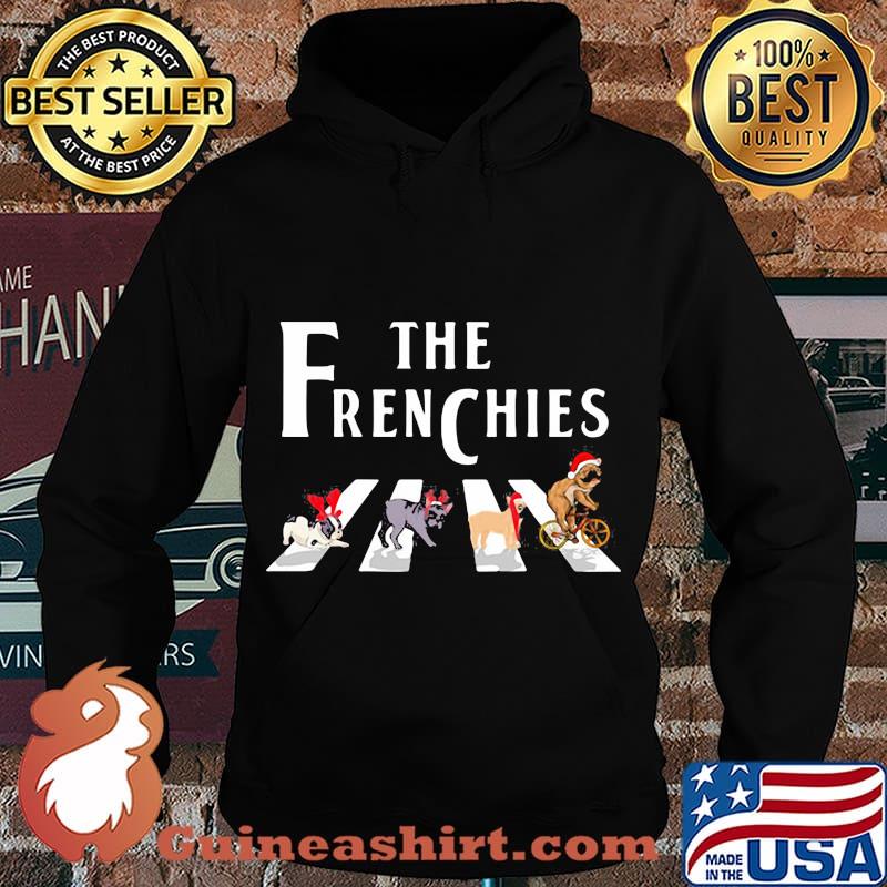 The Frenchies Dogs Merry Christmas Shirt Hoodie