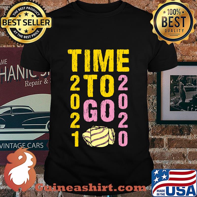 Time to go 2020 goodbye gold and pink toilet paper classic shirt