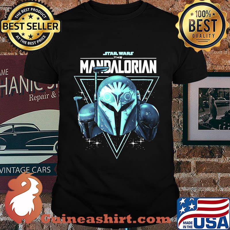 Womens Star Wars The Mandalorian Bo-Katan Helmet Logo R18 V-Neck T-Shirt