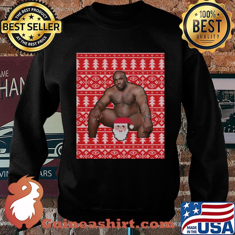 Wood sitting on a bed best meme of 2020 ugly christmas classic s Sweater