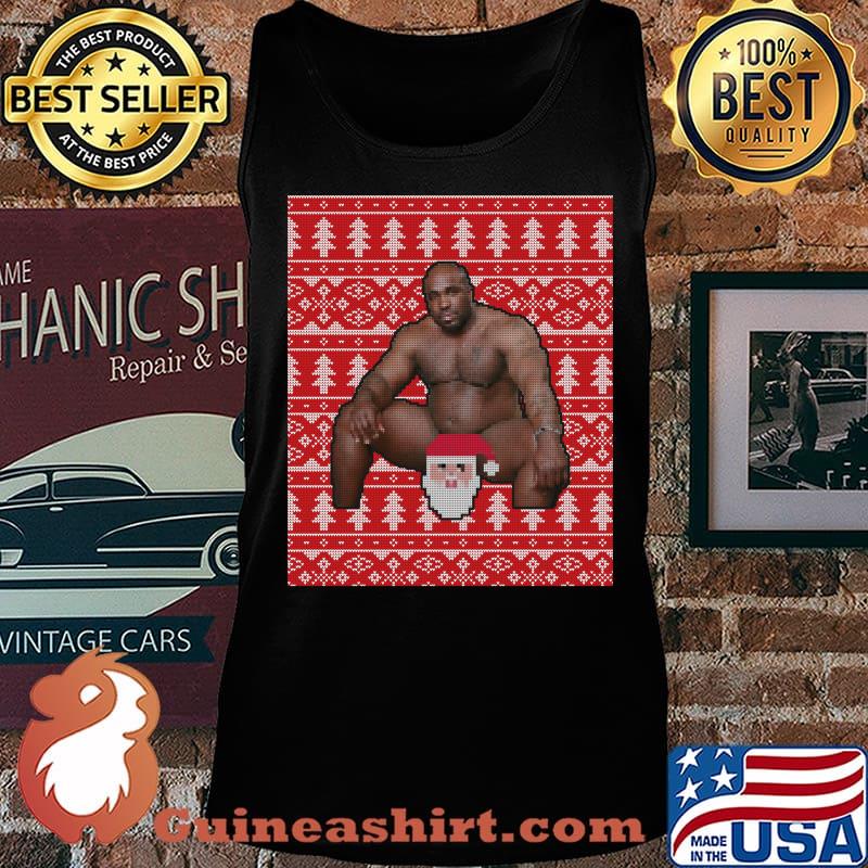 Wood sitting on a bed best meme of 2020 ugly christmas classic s Tank top