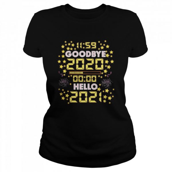 11 59 Goodbye 2020 00 00 Hello 2021 Happy New Year 2021 Classic Mens T-shirt - Image 3