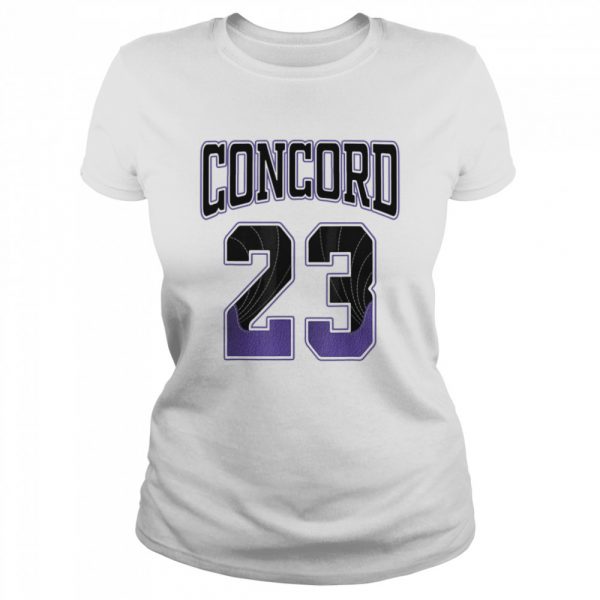 23 Made To Match Jordan 12 Dark Concord Retro Classic Mens T-shirt - Image 3
