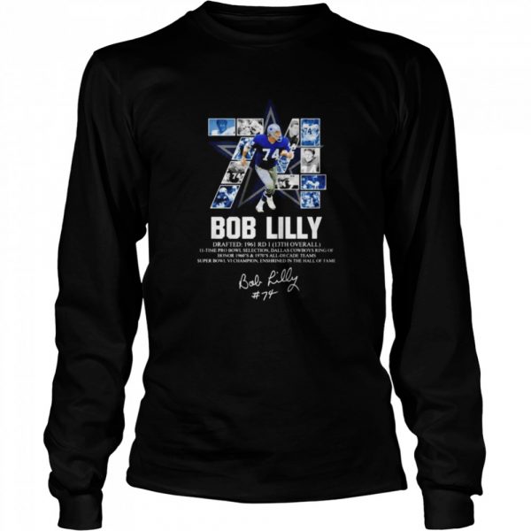 74 Bob Lilly drafted 1961 RD 1 13th overall signature shirt - Image 3
