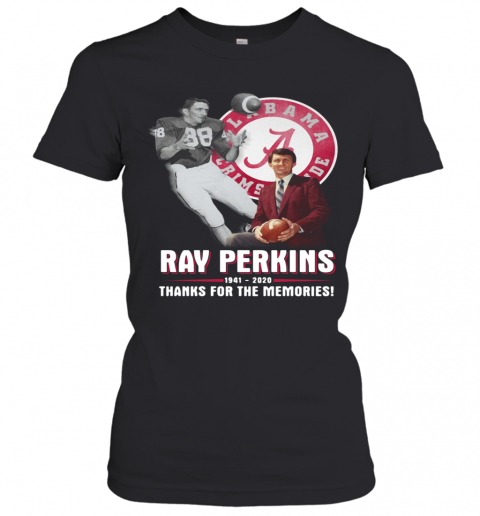 Alabama Crimson Tide Ray Perkins 1941 2020 Thanks You For The Memories Signatures T-Shirt Classic Mens T-shirt - Image 3