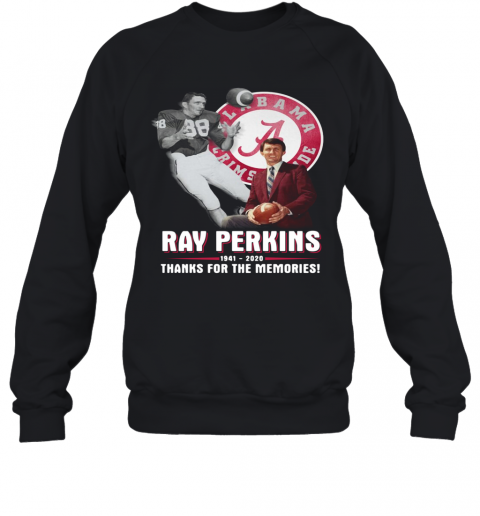 Alabama Crimson Tide Ray Perkins 1941 2020 Thanks You For The Memories Signatures T-Shirt Classic Mens T-shirt - Image 5