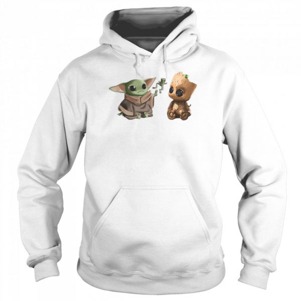Baby Yoda And Baby Groot Frog Classic Mens T-shirt - Image 6