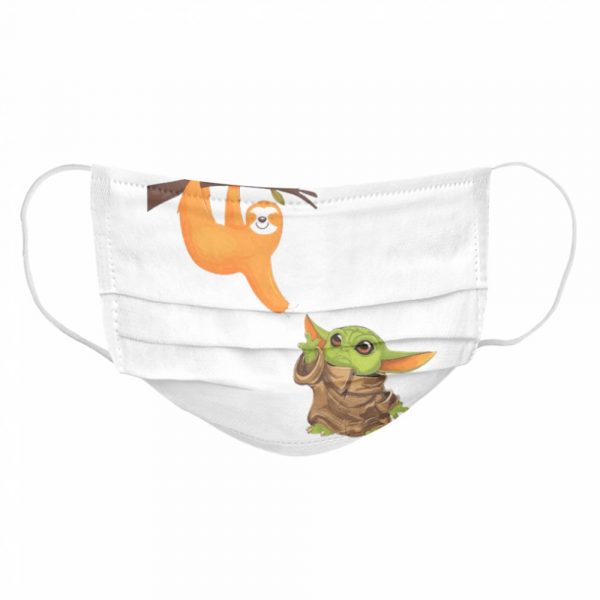 Baby Yoda And Sloth Classic Mens T-shirt - Image 7