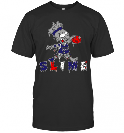 Bart Slime 2D Basketball T-Shirt Classic Mens T-shirt
