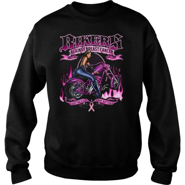 Bikers against breast cancer shirt - Image 4