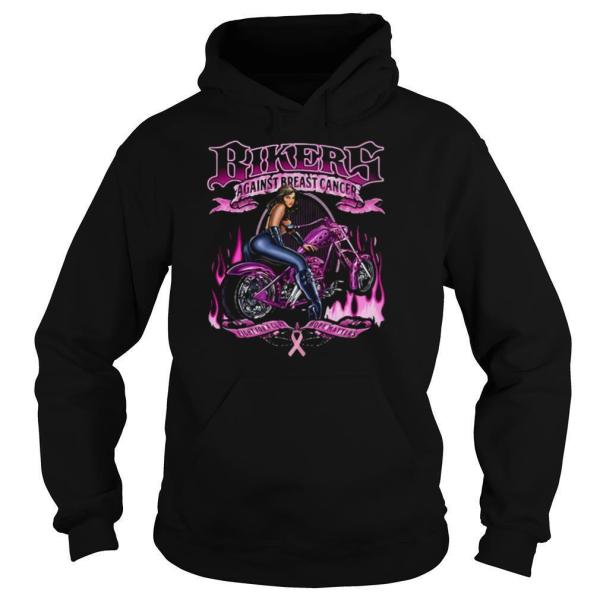 Bikers against breast cancer shirt - Image 5