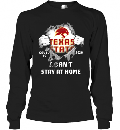 Blood Inside Me Texas State Covid 19 2020 I Cant Stay At Home T-Shirt Classic Mens T-shirt - Image 4