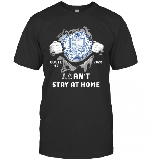 Blood Inside Me The University Of California Merced Covid 19 2020 I Cant Stay At Home T-Shirt Classic Mens T-shirt