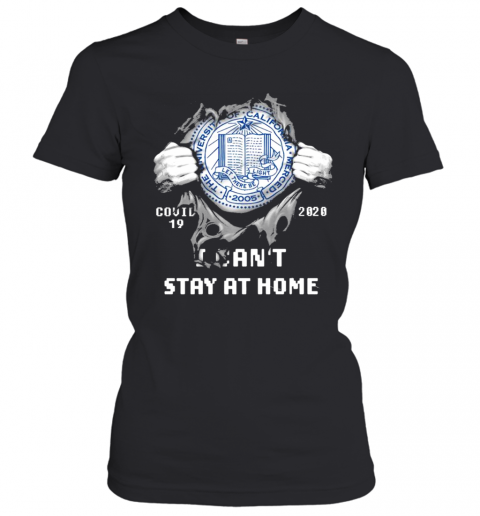 Blood Inside Me The University Of California Merced Covid 19 2020 I Cant Stay At Home T-Shirt Classic Mens T-shirt - Image 3