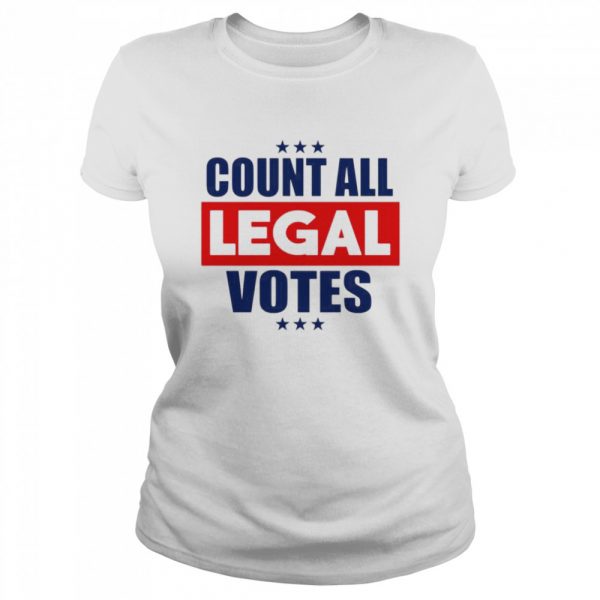 Count all legal votes shirt - Image 2