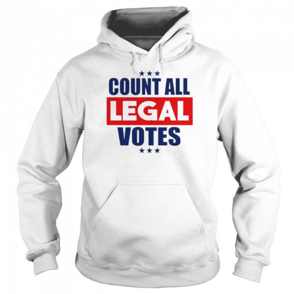 Count all legal votes shirt - Image 5