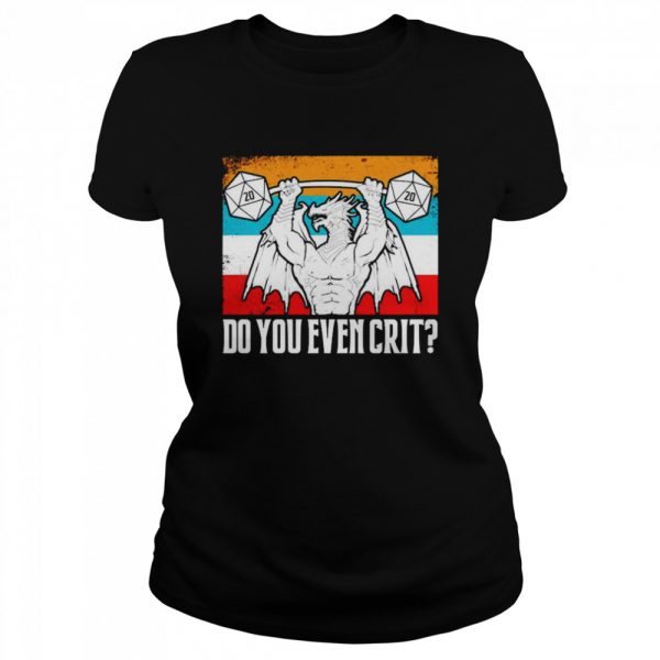 Dungeons and Dragons 2020 do you even crit vintage shirt - Image 2
