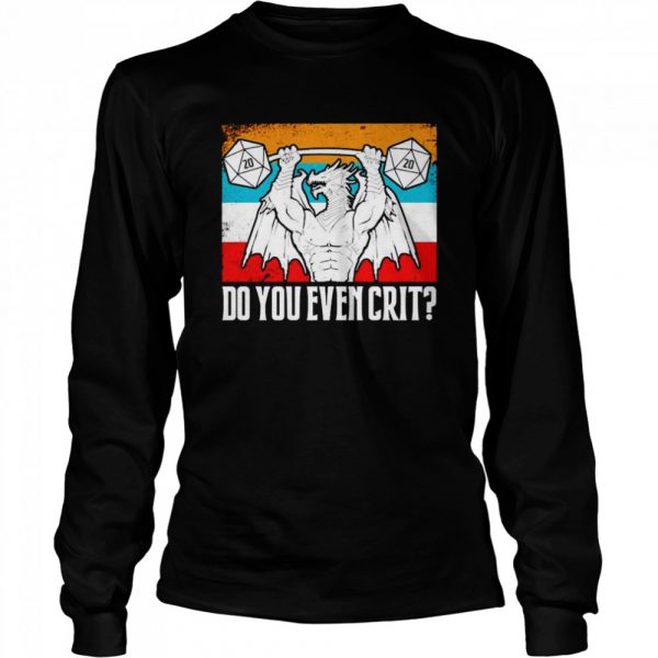 Dungeons and Dragons 2020 do you even crit vintage shirt - Image 3