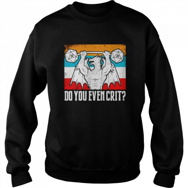 Dungeons and Dragons 2020 do you even crit vintage shirt - Image 4