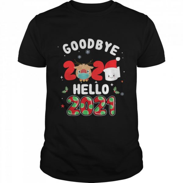 Goodbye 2020 Toilet Paper Santa Hello 2021 Classic Mens T-shirt - Image 2