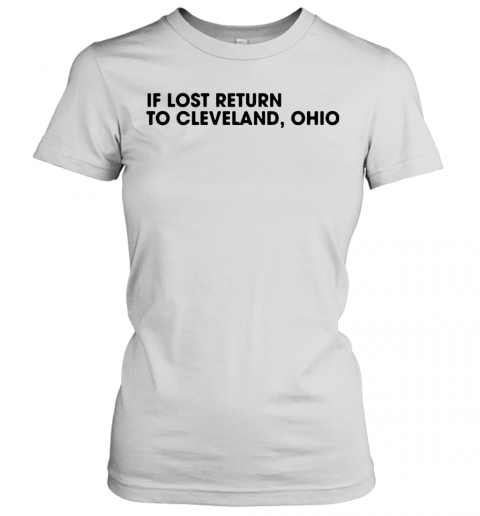 In Lost Return To Cleveland Ohio T-Shirt Classic Mens T-shirt - Image 3