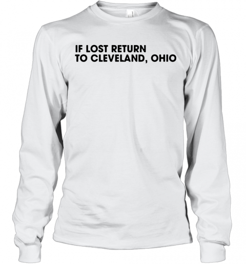 In Lost Return To Cleveland Ohio T-Shirt Classic Mens T-shirt - Image 4