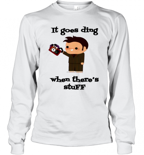 It Goes Ding When Theres Stuff T-Shirt Classic Mens T-shirt - Image 4