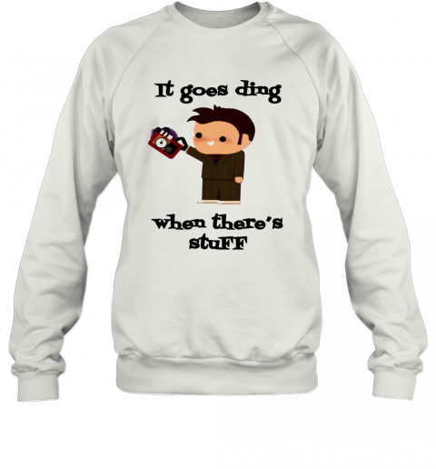 It Goes Ding When Theres Stuff T-Shirt Classic Mens T-shirt - Image 5