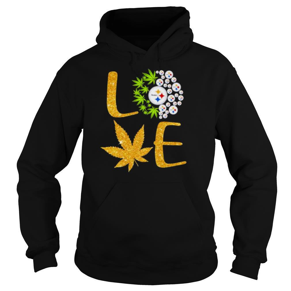 Love Steelers Cannabis Football shirt - Image 5