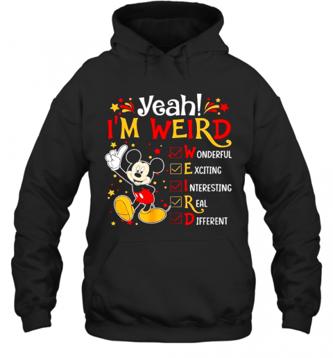 Mickey Yeah Im Weird T-Shirt Classic Mens T-shirt - Image 6