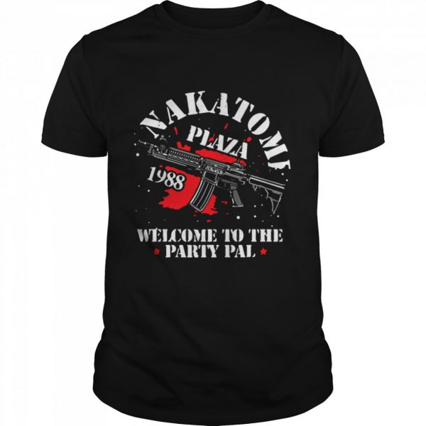 Nakatomi plaza 1988 welcome to the party pal Classic Mens T-shirt - Image 2