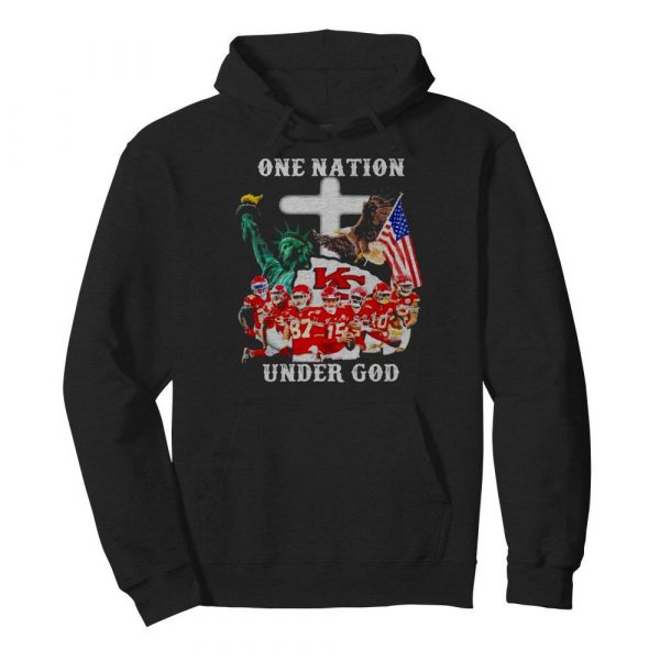 One Nation Under God Liberies American Flag shirt - Image 6
