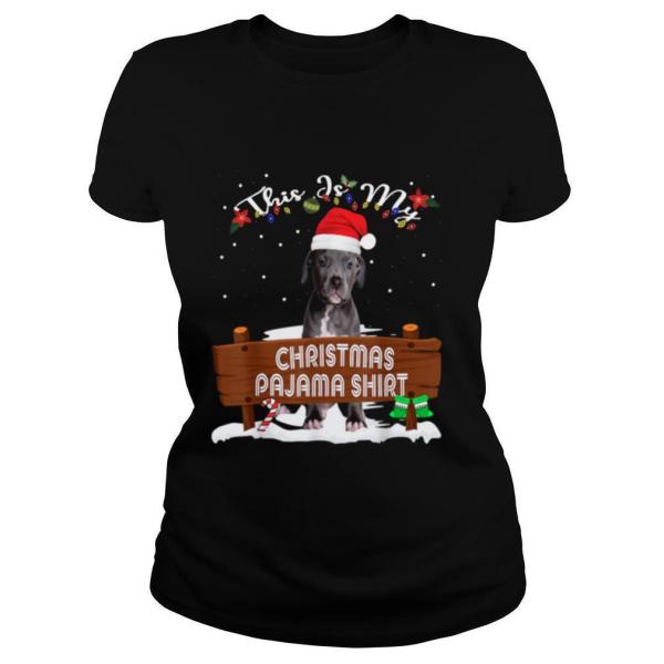 Pitbull Santa This Is My Christmas Pajama Shirt Christmas shirt - Image 2