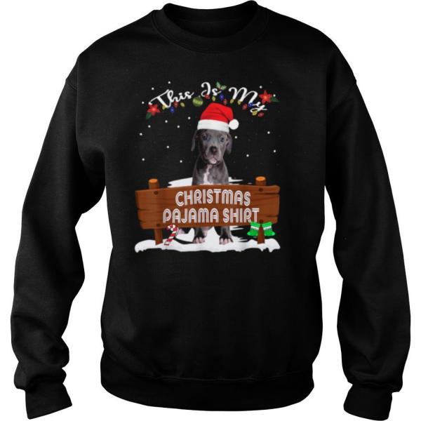Pitbull Santa This Is My Christmas Pajama Shirt Christmas shirt - Image 4